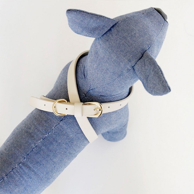 Horn Please ホーン プリーズ ヴィーガンレザー DOG ハーネス クロス