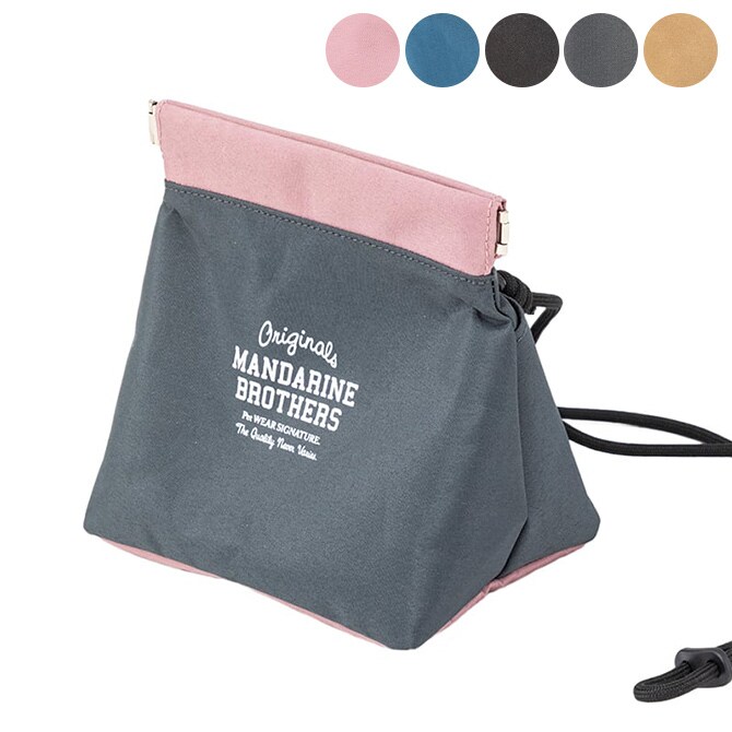 MANDARINE BROTHERS マンダリンブラザーズ マナーポーチ 犬 マナーポーチ プープバッグ 散歩 おしゃれ 抗菌 防臭 ストラップ カラビナ 制菌