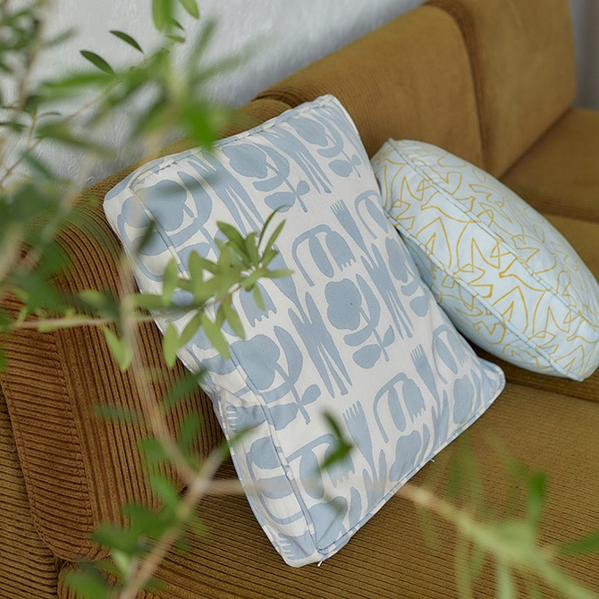 Horn Please ホーン プリーズ クッション ニュイ スクエア