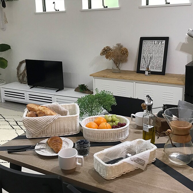 KLEANE キレーネ 抗菌 オーバルかご S 