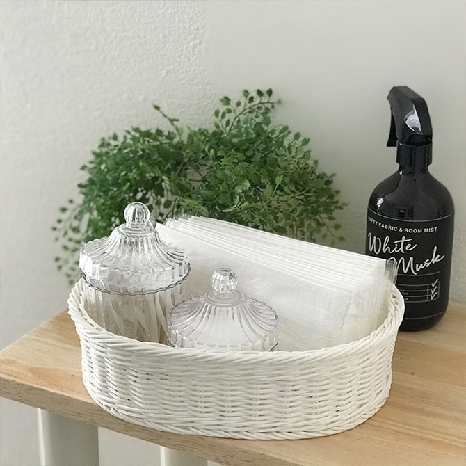 KLEANE キレーネ 抗菌 オーバルかご S 