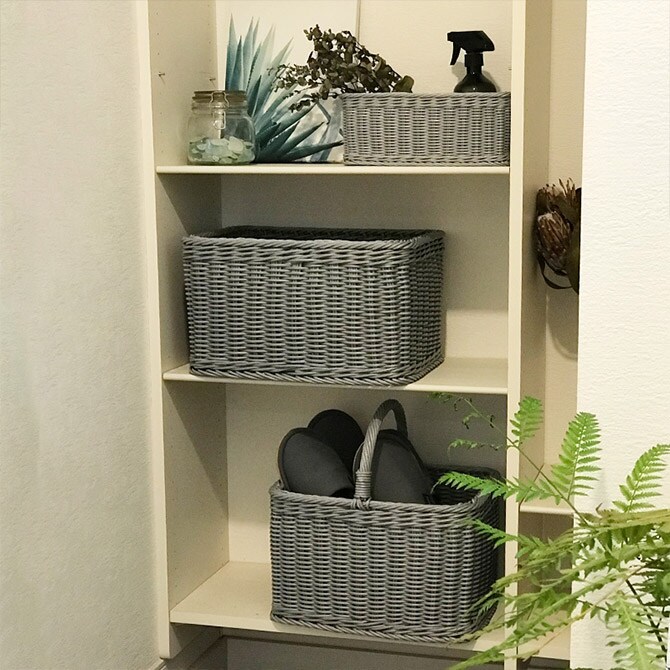 KLEANE キレーネ 抗菌 スクエアバスケット 