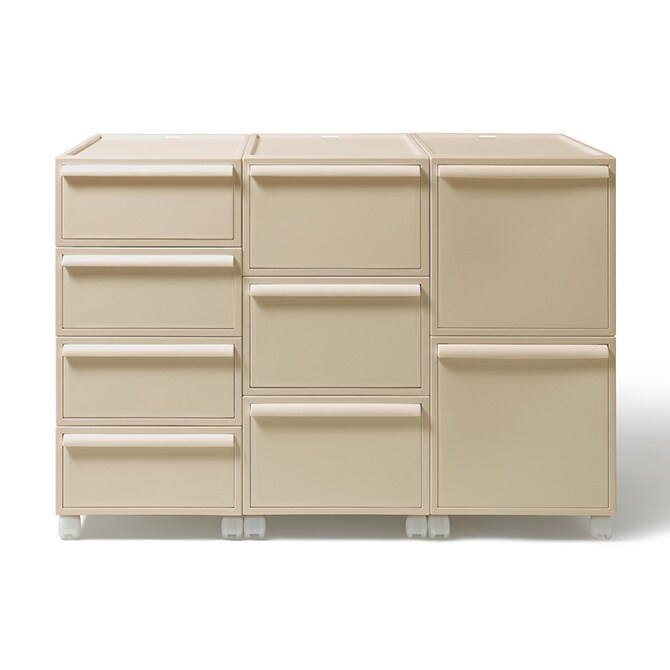 like-it ライクイット クローゼットシステム 引出し S 同色4個セット