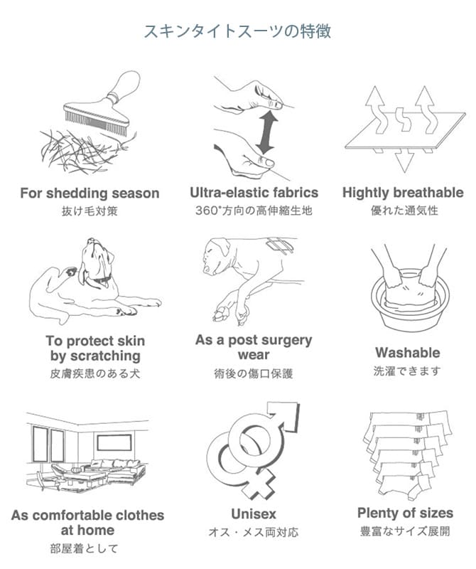 MANDARINE BROTHERS マンダリンブラザーズ インセクトシールドスキンタイトスーツ XL、XLB、XXL 