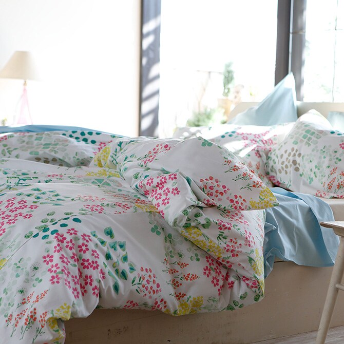 Fab the Home ファブザホーム 掛け布団カバー ダブル用 ガーデンズ 