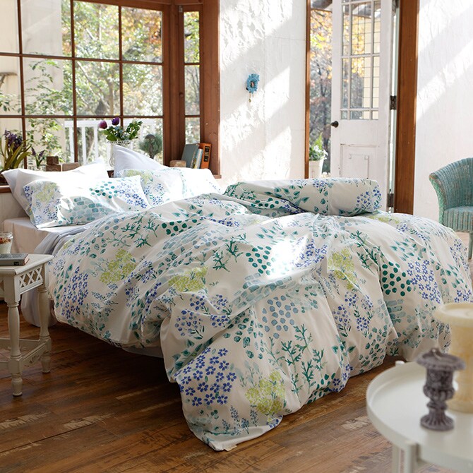 Fab the Home ファブザホーム 掛け布団カバー ダブル用 ガーデンズ 