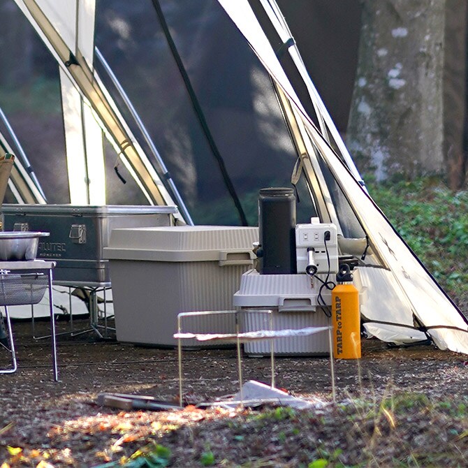 like-it ライクイット スタックアップコンテナー 53 インナーボックスセット  コンテナボックス 大容量 ガレージ 収納 防災 アウトドア キャンプ用品 ガーデニング用品 ストッカー ポリプロピレン  