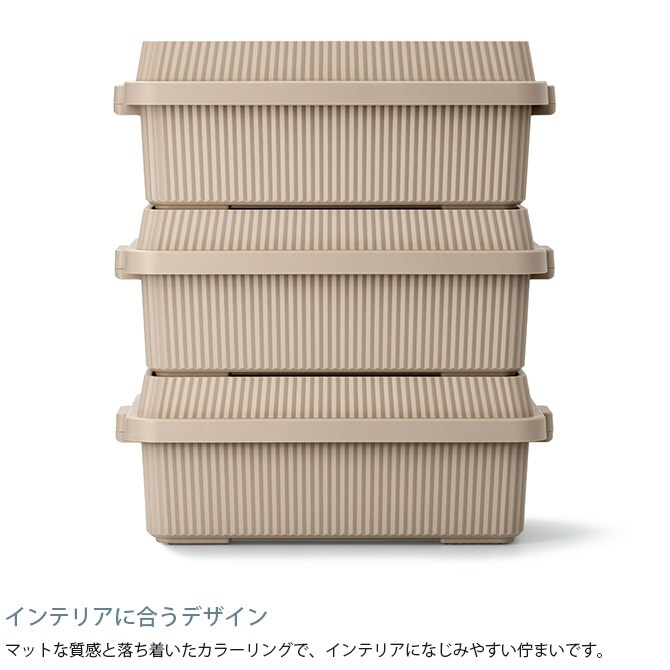 like-it ライクイット スタックアップコンテナー 53 インナーボックスセット  コンテナボックス 大容量 ガレージ 収納 防災 アウトドア キャンプ用品 ガーデニング用品 ストッカー ポリプロピレン  