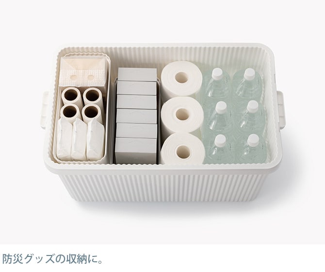 like-it ライクイット スタックアップコンテナー 83 インナーボックスセット  コンテナボックス 大容量 ガレージ 収納 防災 アウトドア キャンプ用品 ガーデニング用品 ストッカー ポリプロピレン  