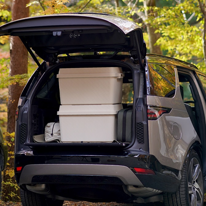 like-it ライクイット スタックアップコンテナー 83 インナーボックスセット  コンテナボックス 大容量 ガレージ 収納 防災 アウトドア キャンプ用品 ガーデニング用品 ストッカー ポリプロピレン  