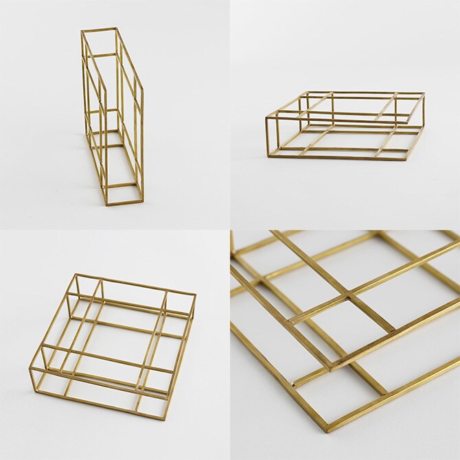 shesay シセイ ホテルライクなアウトラインフレームのペーパーナプキンケース  ナプキンスタンド ホルダー ケース 収納 おしゃれ ホテルライク アイアン ポストカード ギフト プレゼント  