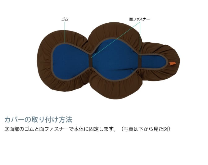 OneAid ワンエイド リラクッション＆専用カバーセット L  犬 中大型犬 介護 シニア ビーズクッション 姿勢サポート 高齢 専用カバー付き  