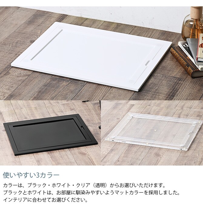 bempartner ベムパートナー アクリルペットトイレ 本体  犬用 トイレ ペットトイレ ドッグトイレ ペットシーツ レギュラーサイズ 黒 白 透明 シンプル おしゃれ かっこいい  