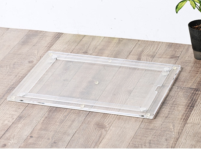 bempartner ベムパートナー アクリルペットトイレ 本体  犬用 トイレ ペットトイレ ドッグトイレ ペットシーツ レギュラーサイズ 黒 白 透明 シンプル おしゃれ かっこいい  