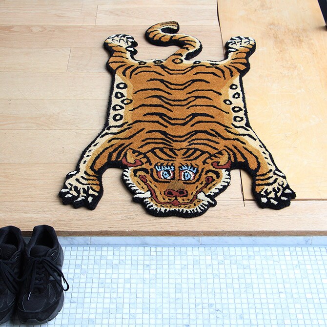 DETAIL ディテール TIBETAN タイガーラグ S