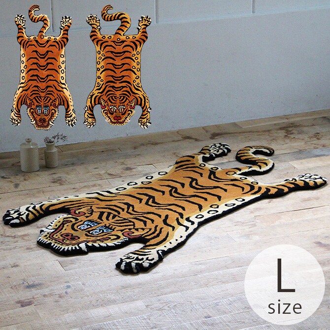 DETAIL ディテール TIBETAN タイガーラグ L