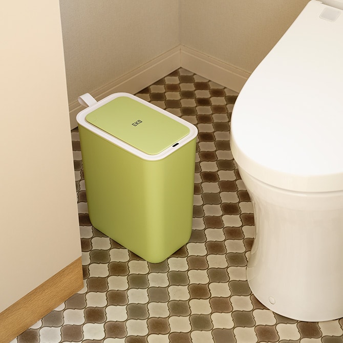 EKO JAPAN イーケーオージャパン モランディ スマート プラスチックセンサービン 8L ゴミ箱 おしゃれ センサー 自動開閉 8リットル プラスチック リビング キッチン ダストボックス 国内1年保証