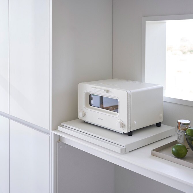 tower タワー キッチン家電下スライドテーブル 