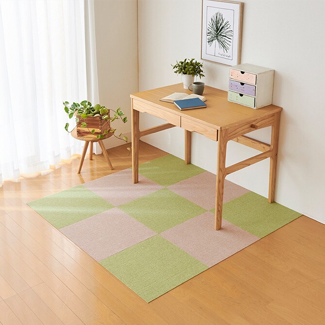 ペット用撥水タイルマット 45×45cm 同色20枚入り 