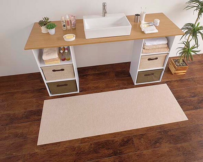 吸着 拭けるキッチンマット 60×180cm 