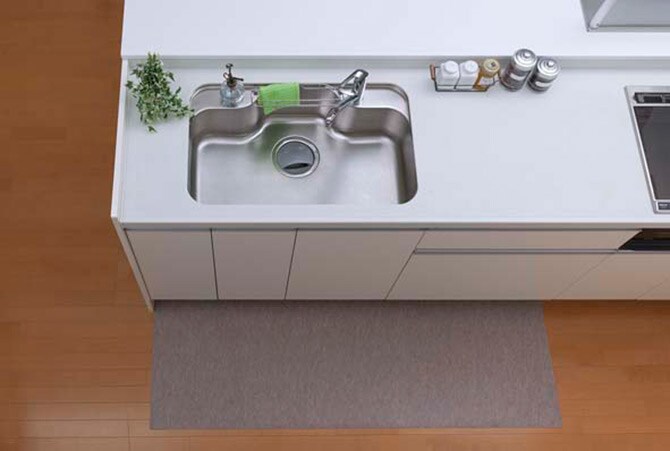 吸着 拭けるキッチンマット 60×180cm 