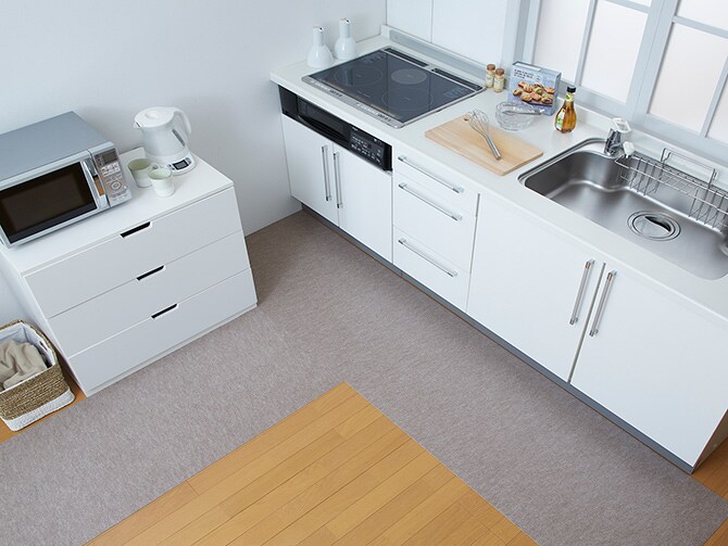 吸着 拭けるキッチンマット 60×240cm 