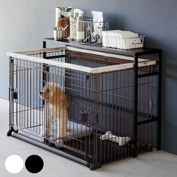 tower タワー 伸縮ペットケージ上ラック 