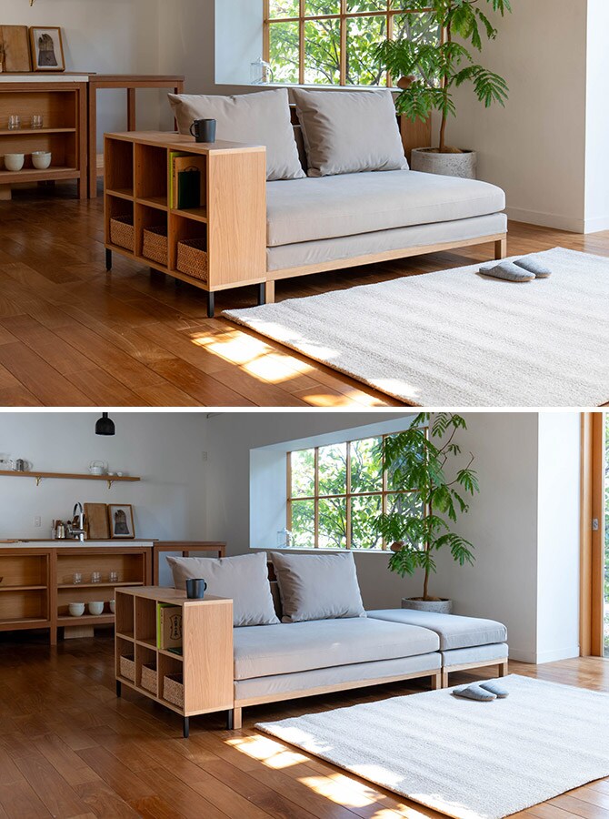 Fumi フミ 整うソファ ワイド ペット対応素材 