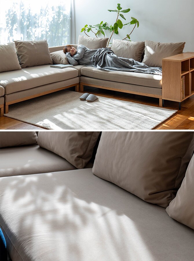 Fumi フミ 整うソファ コーナー ペット対応素材 