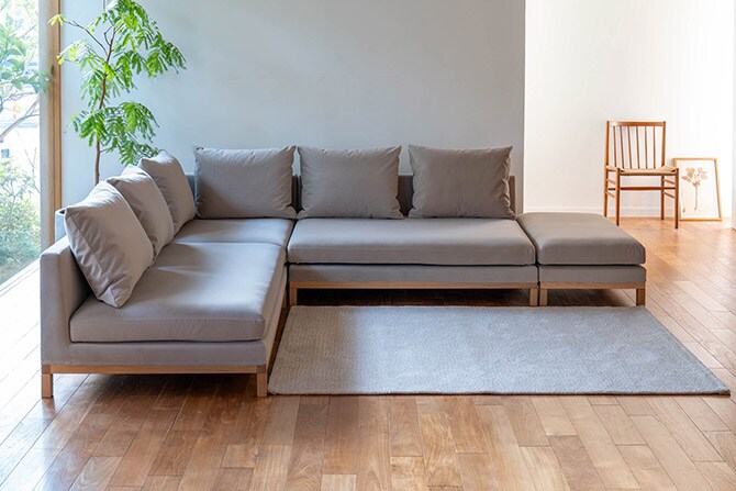 Fumi フミ 整うソファ コーナー ペット対応素材 交換用カバー 