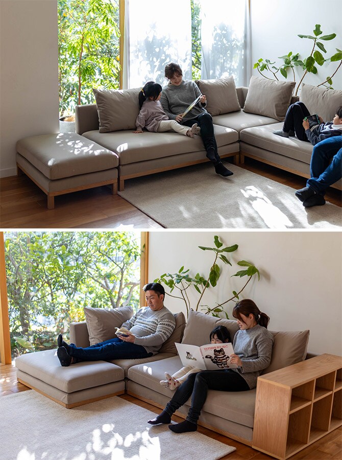 Fumi フミ 整うソファ スツール ペット対応素材 