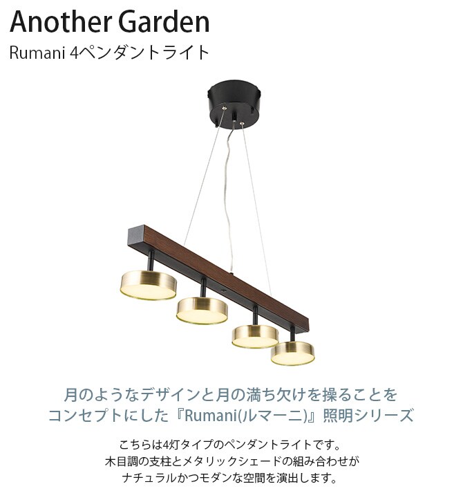 Another Garden アナザーガーデン Rumani ルマーニ 4ペンダントライト