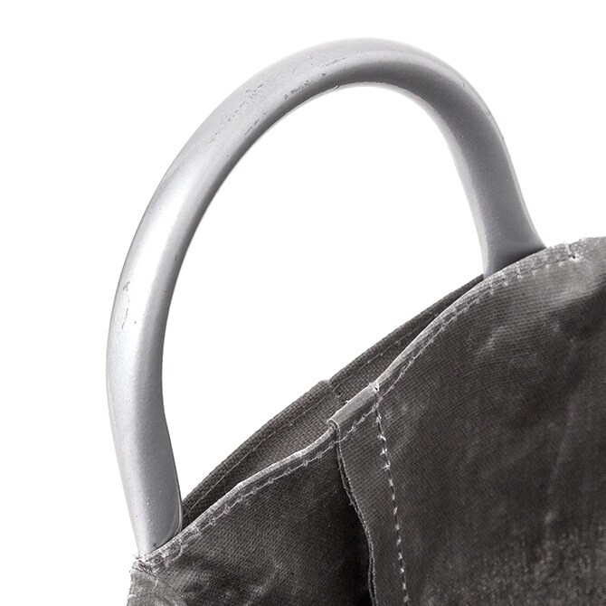 BRID ブリッド ランドリーラウンドバスケット キャスター付き 33L  ランドリーバスケット ワイヤーバスケット キャスター おしゃれ 布 スチール 洗濯 かご カゴ 収納  