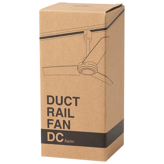 BRID ブリッド GENERAL ダクトレールファン DCモーター ベーシック 直径40cm ファン ダクトレール専用 DCモーター おしゃれ 軽量 リモコン 工事不要 コンパクト 簡単設置 エコ