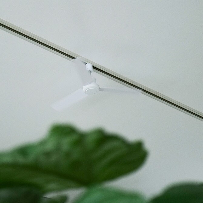 BRID ブリッド GENERAL ダクトレールファン DCモーター プラス 直径50cm  ファン ダクトレール専用 DCモーター おしゃれ 軽量 リモコン 工事不要 コンパクト 簡単設置 エコ  