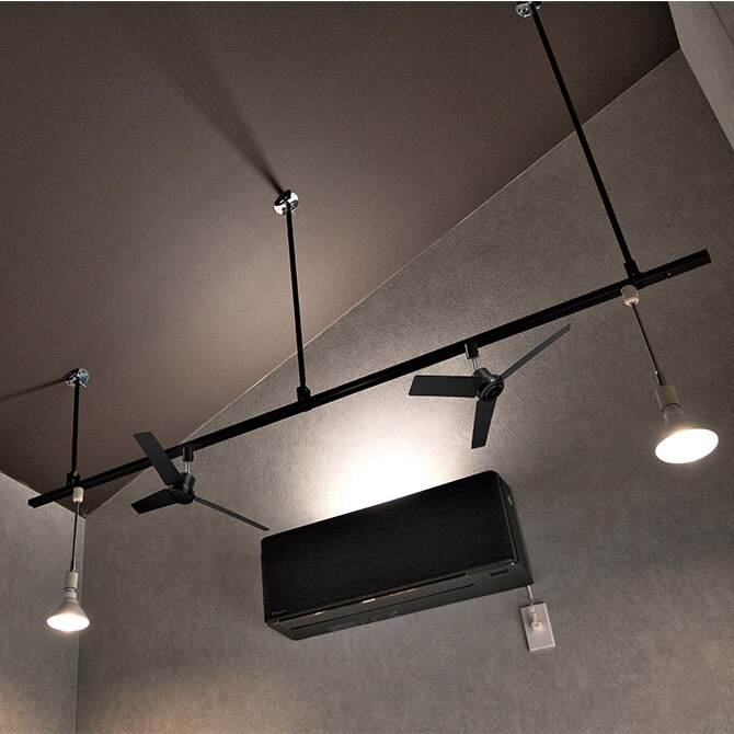 BRID ブリッド GENERAL ダクトレールファン DCモーター プラス 直径50cm  ファン ダクトレール専用 DCモーター おしゃれ 軽量 リモコン 工事不要 コンパクト 簡単設置 エコ  