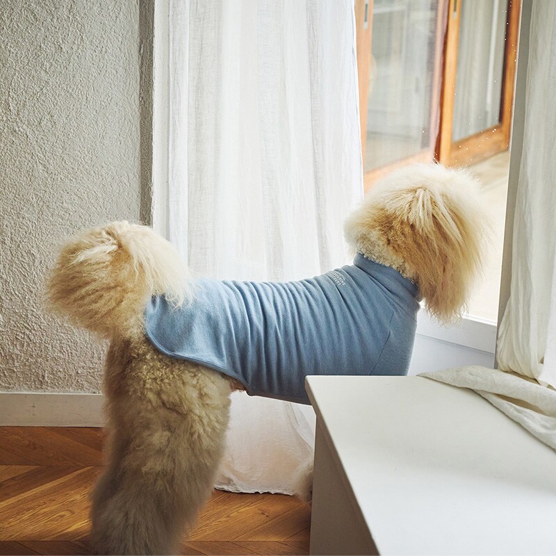 MANDARINE BROTHERS マンダリンブラザーズ スキンタイトウォームTシャツ XS、S  犬用 ペット用 ドッグウェア 犬の服 スキンタイト 防寒　保温 発熱 秋冬 温か　暖か Tシャツ　ストレッチ　伸縮  