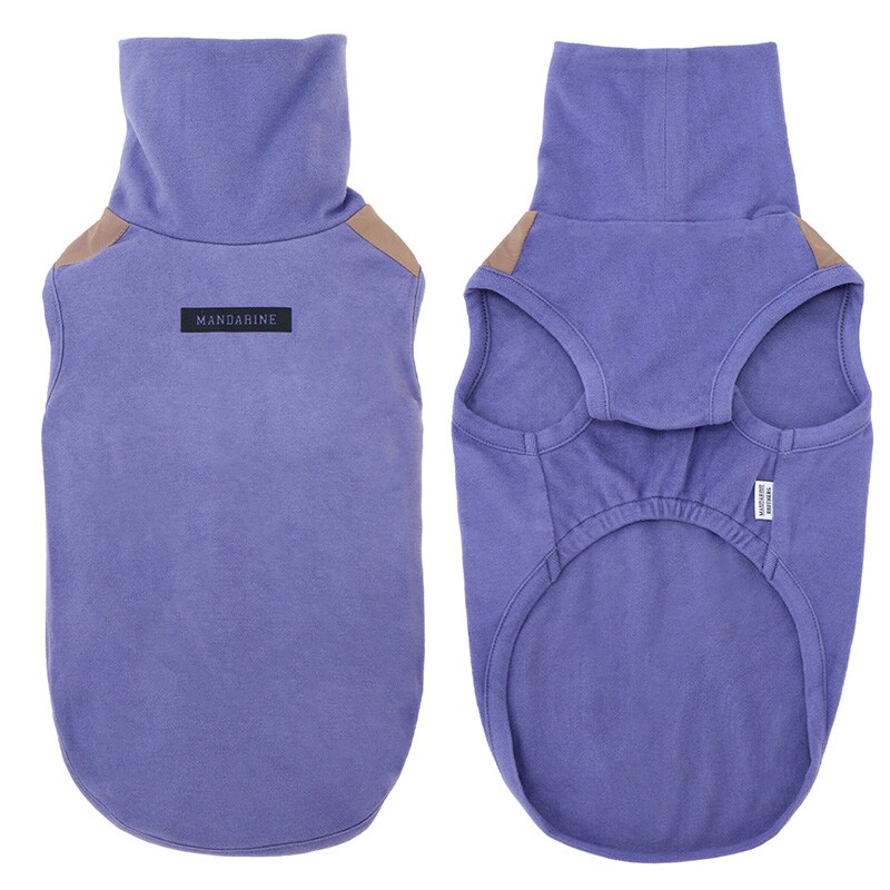MANDARINE BROTHERS マンダリンブラザーズ モイストハイネックT M、MD、L  犬用 ペット用 ドッグウェア 犬の服 Tシャツ 秋冬　防寒 ハイネック 伸縮性抜群 ストレッチ  