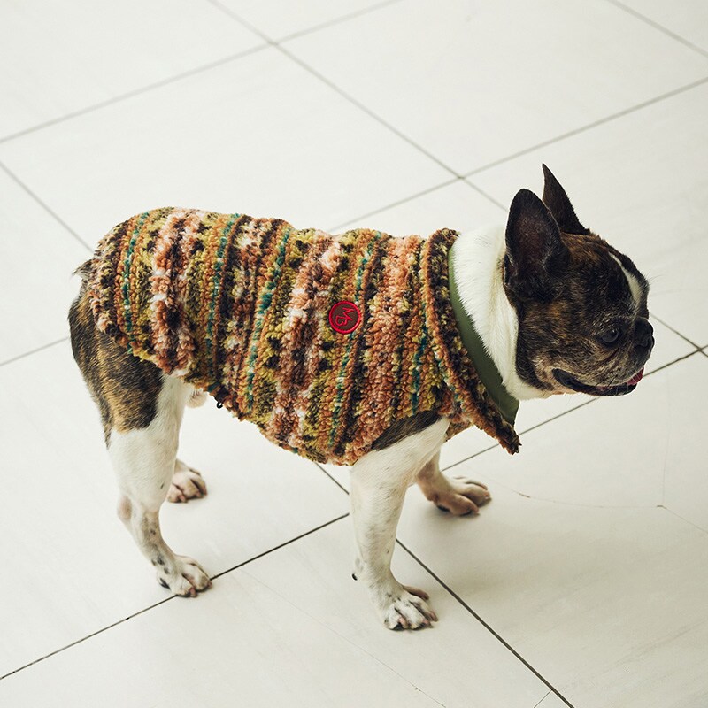 MANDARINE BROTHERS マンダリンブラザーズ リバーシブルボアベスト XS、S  犬用 ペット用 ドッグウェア 犬の服 ベスト 秋冬 防寒　暖か　温か ボアベスト おしゃれ リバーシブル  