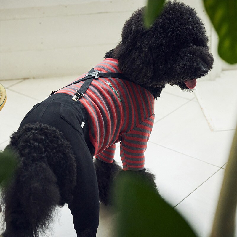 MANDARINE BROTHERS マンダリンブラザーズ サスペンダーパンツ S、M  犬用 ペット用 ドッグウェア 犬の服 サスペンダー ベルト おしゃれ ズボン パンツ  