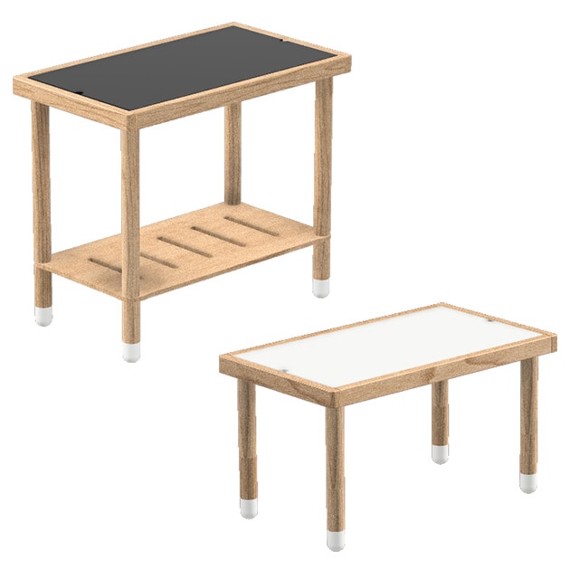 HOPPL ホップル bebed desk（べベッド デスク）  キッズデスク キッズテーブル 子供用 机 木製 学習デスク 勉強机 シンプル 北欧 おしゃれ  