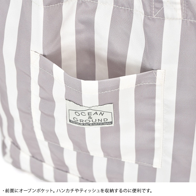 OCEAN＆GROUND オーシャンアンドグラウンド レッスンバッグ DOT＆STRIPE  トートバッグ おしゃれ お稽古 習い事 子ども 子供 キッズ 男の子 女の子 通園 通学 かわいい  