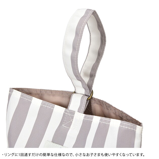 OCEAN＆GROUND オーシャンアンドグラウンド シューズバッグ DOT＆STRIPE  シューズケース おしゃれ 上履き入れ 子ども 子供 キッズ 男の子 女の子 通園 通学 習い事 かわいい  