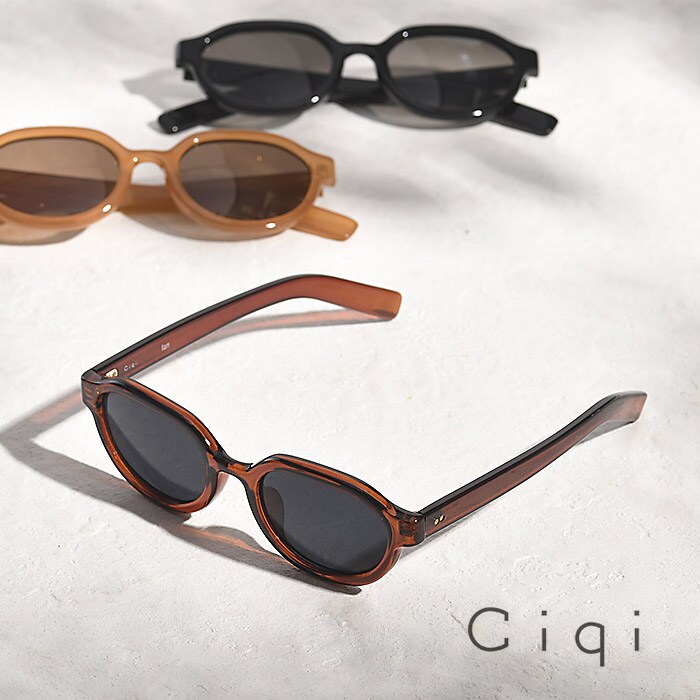 Ciqi シキ IAN サングラス IAN 約100％UVカット  サングラス レディース 女性 横長 おしゃれ 紫外線カット 紫外線対策 眼鏡 めがね メガネ 30代 40代 50代 アイウェア ファッション  