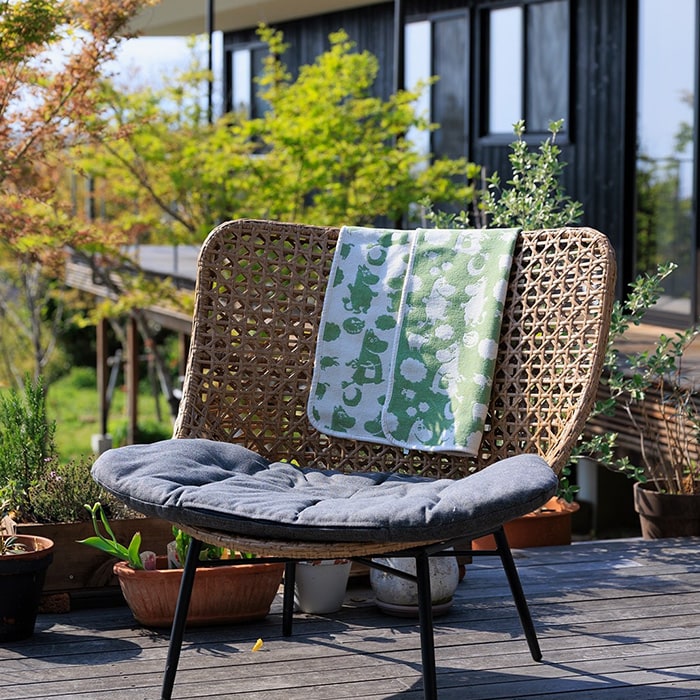 KLIPPAN クリッパン【正規取扱店】 シュニールコットン ミニブランケット ピルビ＆ムーミン  ベビー 赤ちゃん おくるみ ブランケット 厚手 おしゃれ かわいい 北欧 洗濯機 洗える 出産祝い ギフト プレゼント  