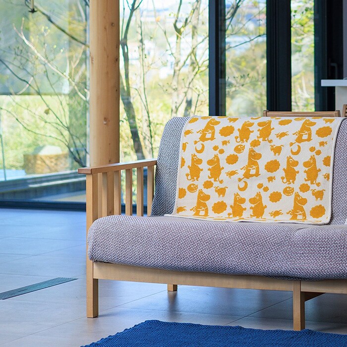 KLIPPAN クリッパン【正規取扱店】 シュニールコットン ミニブランケット ピルビ＆ムーミン  ベビー 赤ちゃん おくるみ ブランケット 厚手 おしゃれ かわいい 北欧 洗濯機 洗える 出産祝い ギフト プレゼント  