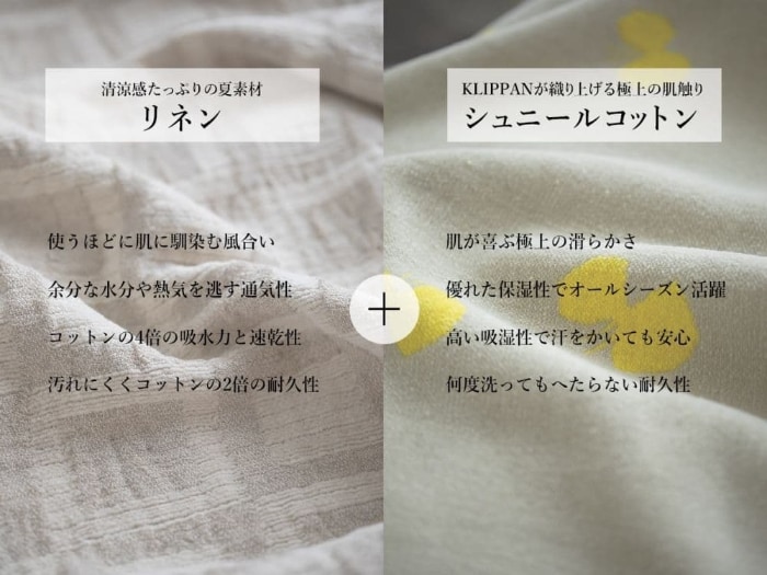 KLIPPAN リネン&シュニールコットン シングルブランケット フレーム スローケット 夏用 寝具 サマーケット おしゃれ 北欧 洗濯機 洗える ギフト プレゼント