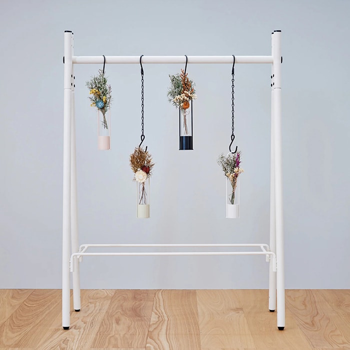 TETSUNAGI テツナギ RACK A mini & Steel tray mini SET  ランドセルラック ハンガー ハンガーラック 子供 子供部屋 キッズ 低い 低め 日本製 おしゃれ シンプル インテリア 子供家具 収納  