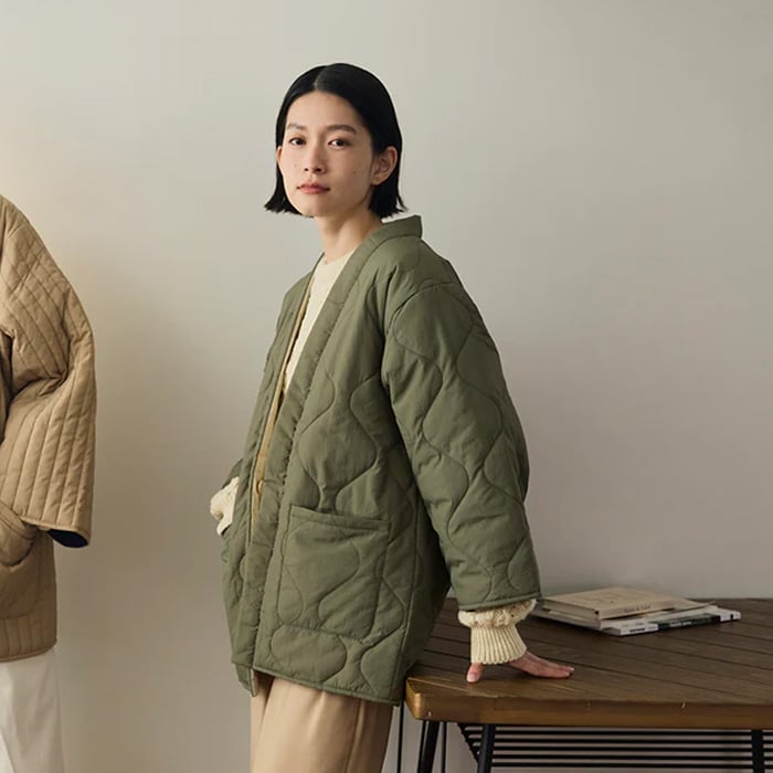 DAN-TEN ダンテン コンフリー M 2025AW  ルームウェア 羽織 メンズ レディース 半纏 袢纏 はんてん おしゃれ シンプル  部屋着 室内着 暖かい 温かい 秋 冬 パッカブル 寒さ対策 ダンテン  