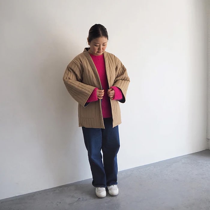 DAN-TEN ダンテン コンフリー M 2025AW  ルームウェア 羽織 メンズ レディース 半纏 袢纏 はんてん おしゃれ シンプル  部屋着 室内着 暖かい 温かい 秋 冬 パッカブル 寒さ対策 ダンテン  